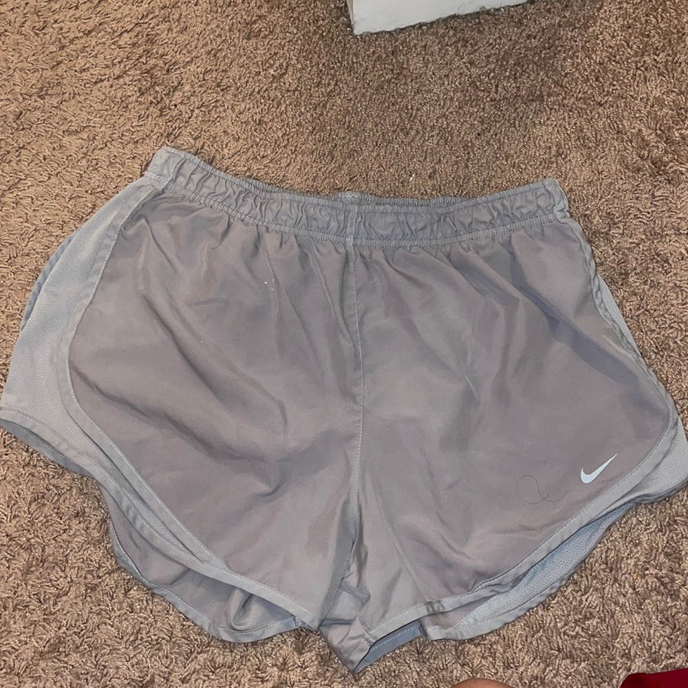 Gray Nike shorts